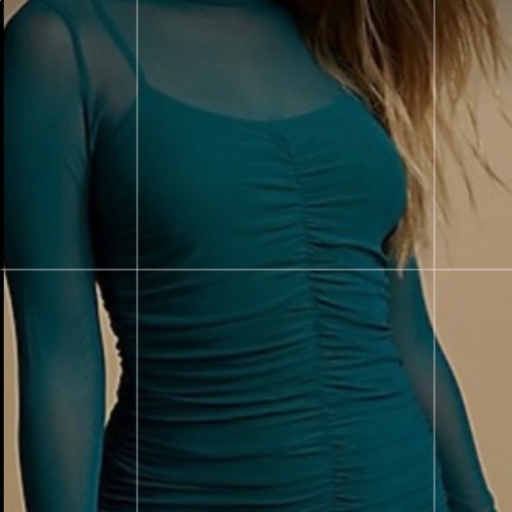 XS Charlotte Russe green dress